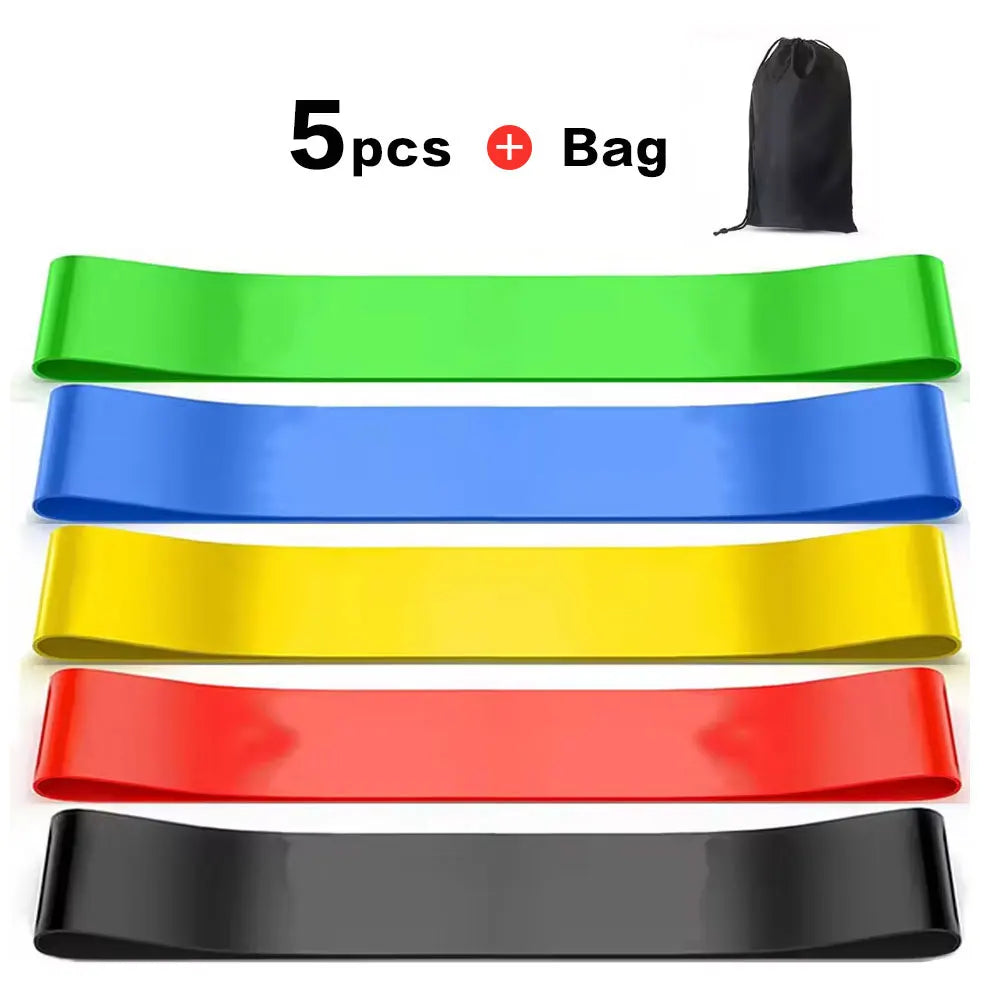 Resistance Bands for Working Out, Elastic Exercice Loop Bands,Yoga Starter Set of Stretch Bands for Booty Legs,Pilates Flexbands