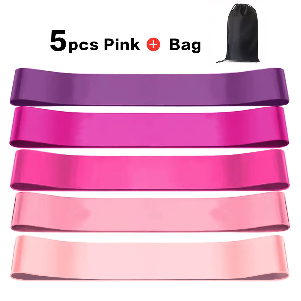 Resistance Bands for Working Out, Elastic Exercice Loop Bands,Yoga Starter Set of Stretch Bands for Booty Legs,Pilates Flexbands
