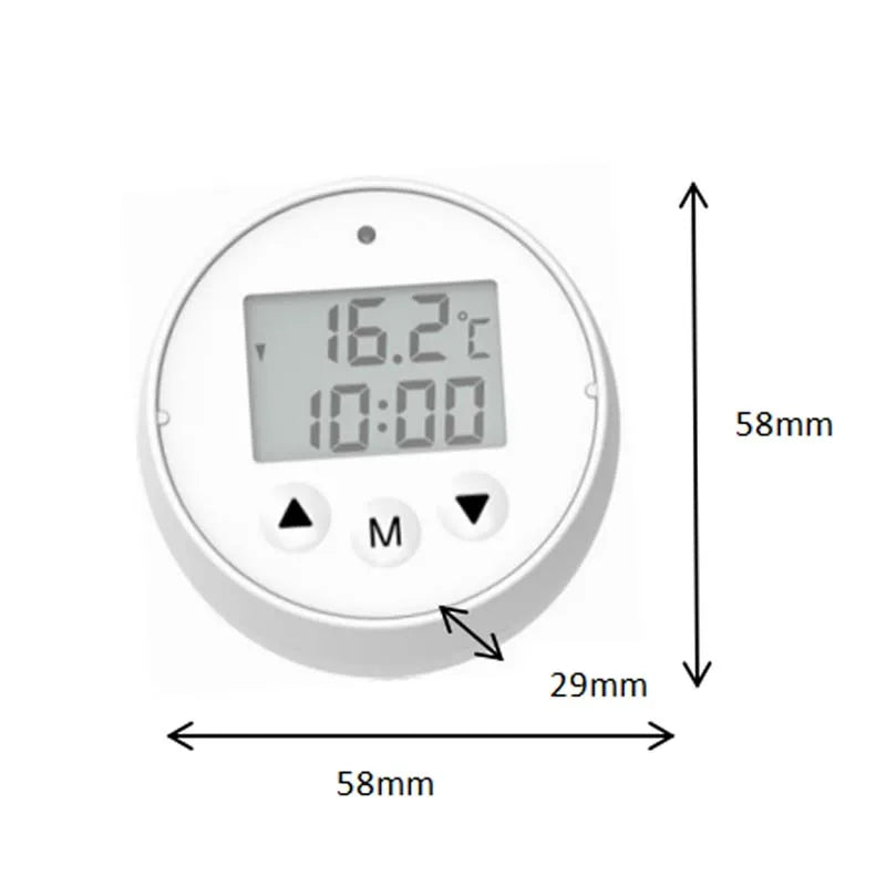 1pc Ice Bath thermometer Cold Plunge IPX7 waterproof multifunction ice bath with countdown exercise timer clock alarm high accur