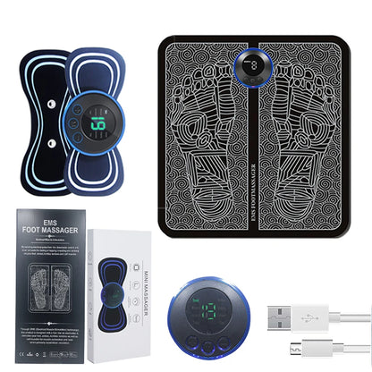 Intelligent Massage Tool Massage Foot Pad Cervical Neck Massage Patch Massage Pen Full Body Massage Set